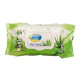 Servetele Umede cu Capac - Mike Line Aloe Vera, 120 bucati