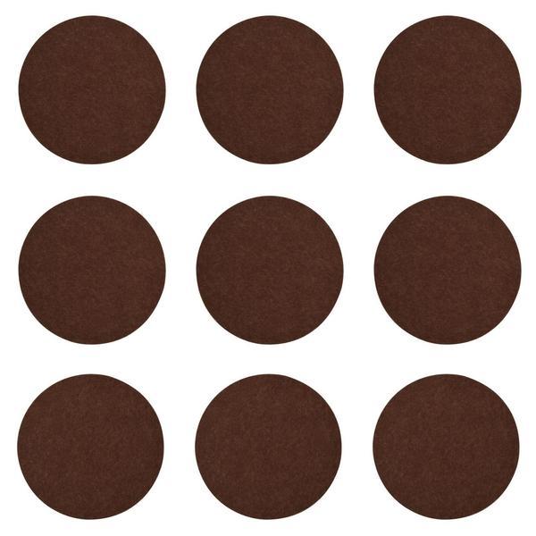Set 9 buline antialunecare, pasla/silicon, maro, Ø: 22 mm