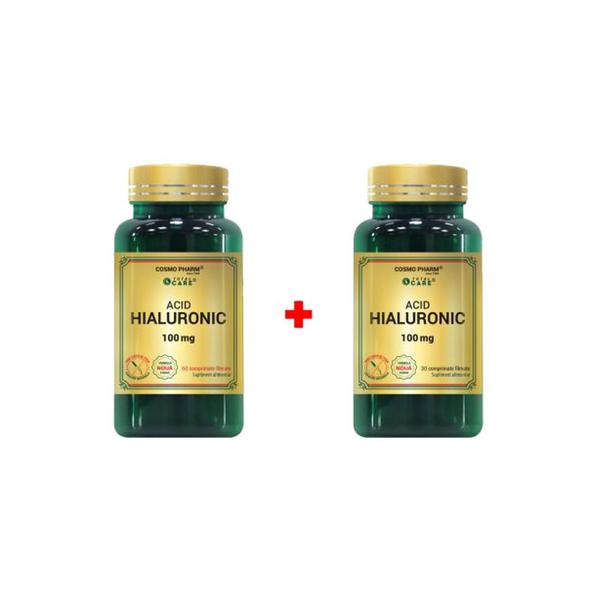 Acid hialuronic 100 mg, cosmo pharm, 60 + 30 capsule