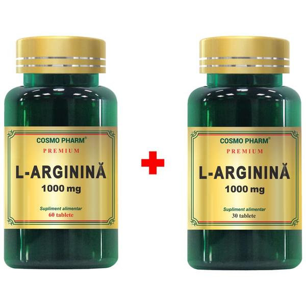 L-Arginina 1000 mg, Cosmo Pharm Premium, 60 + 30 tablete