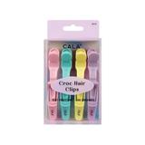 Clame Profesionale pentru Sectionarea Parului Cala Croc Hair Clip - Pastel Tone