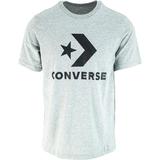 Tricou unisex Converse Logo Chev Tee 10025458-035, XS, Gri