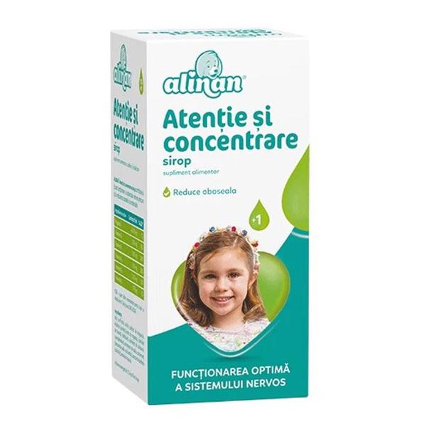 Sirop alinan pentru atentie si concentrare - fiterman pharma, 150 ml 