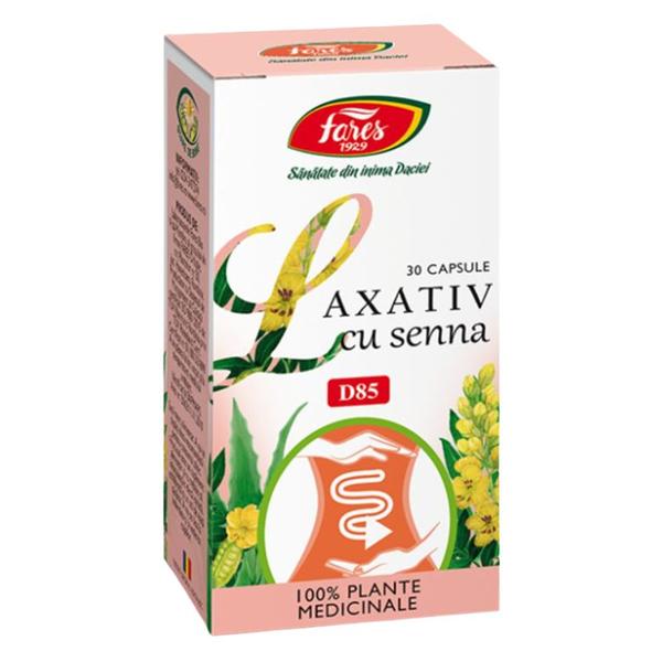 Laxativ Cu Senna D85, Fares, 30 capsule