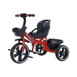 Tricicleta cu pedale pentru copii intre 2 ani si 6 ani, Rosie