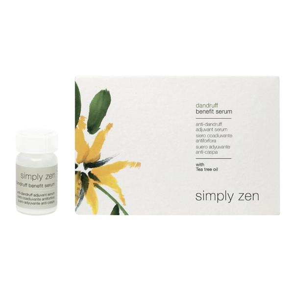 Ser Adjuvant Anti-matreata Milk Shake - Simply Zen Dandruff Benefit Serum with Tea Tree Oil, 12 fiole x 5 ml