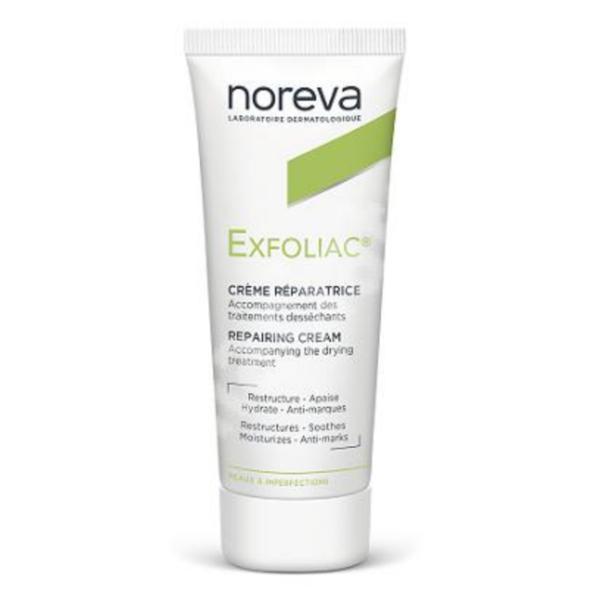 Crema hidratanta reparatoare exfoliac, noreva, 40 ml