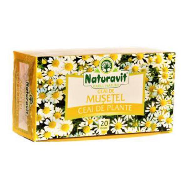 SHORT LIFE - Ceai de Musetel Naturavit, 20 doze x 1,2 g