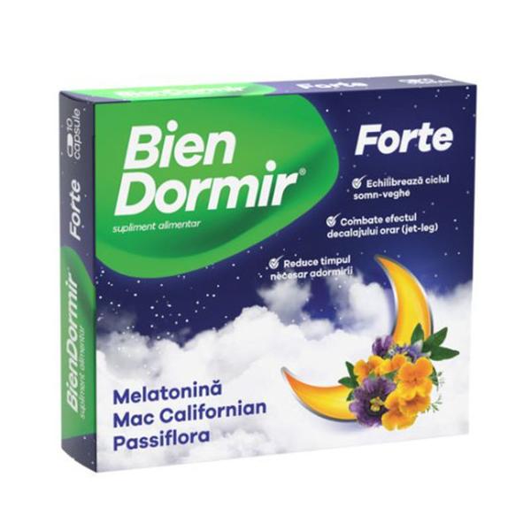 Supliment Alimentar Bien Dormir - Fiterman Pharma, 10 capsule
