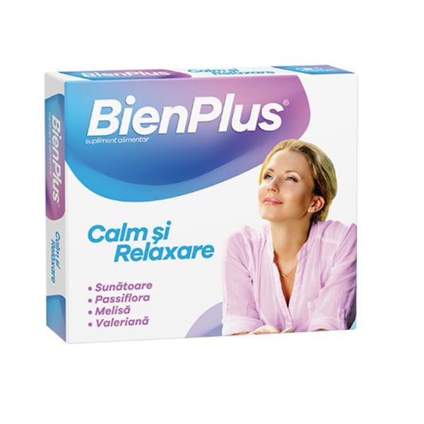 Supliment Alimentar Bien Plus Calm si Relaxare - Fiterman Pharma, 10 capsule