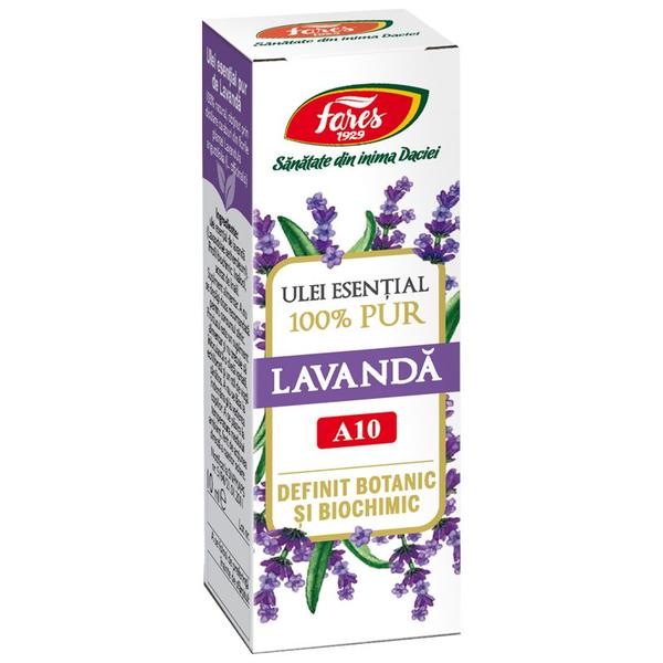 Ulei Esential de Lavanda pentru Uz Intern, A10, Fares, 10 ml