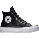 Tenisi femei Converse Chuck Taylor All Star Lift Leather High Top 561675C, 39, Negru