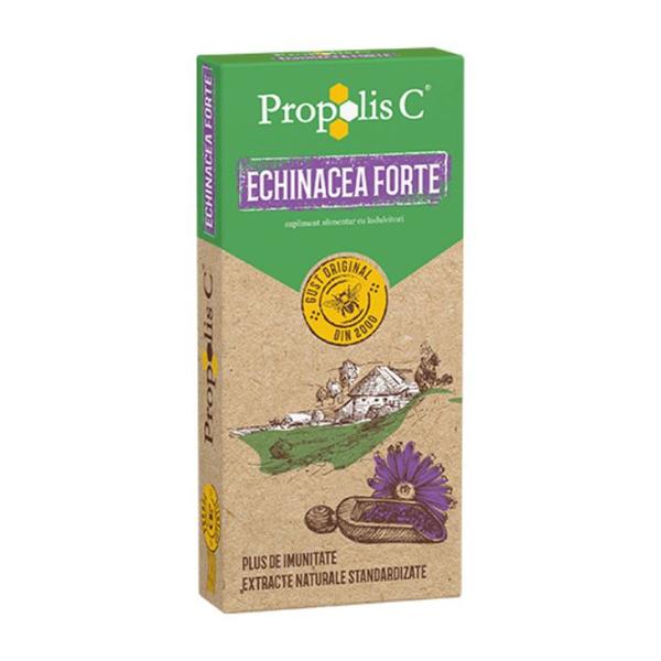 Supliment Alimentar Propolis C cu Echinacea Forte - Fiterman Pharma, 30 comprimate