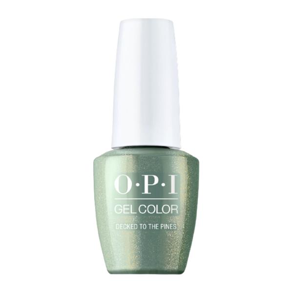 Lac de Unghii Semipermanent - OPI Gel Color Jewel Decked to the Pines, 15 ml