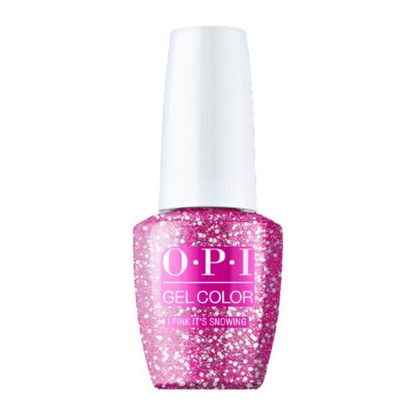 Lac de Unghii Semipermanent - OPI Gel Color Jewel I Pink It's Snowing, 15 ml