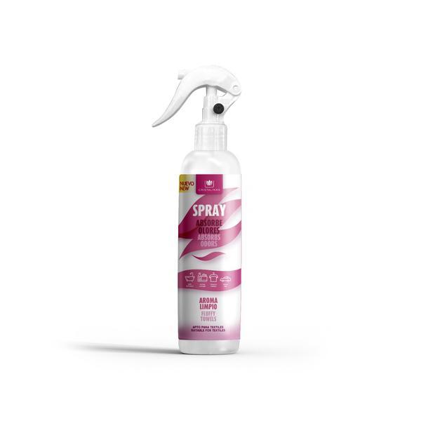 Spray Absoarbe mirosurile Cristalinas – Parfum curat 250 ml Cristalinas imagine noua