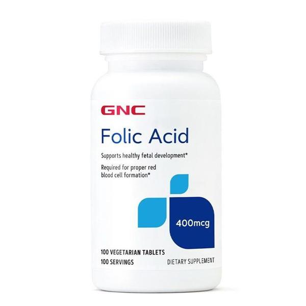 Acid Folic 400 mcg - GNC, 100 comprimate