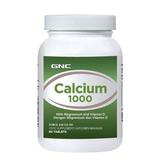 Calciu 1000 mg cu Magneziu si Vitamina D - GNC, 90 comprimate