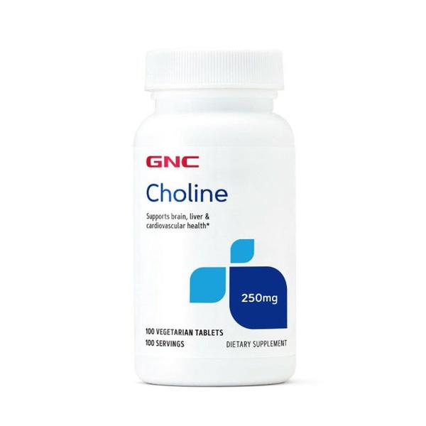 Colina 250 mg - GNC Choline, 100 tablete