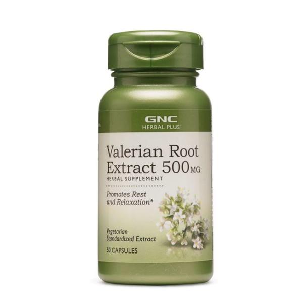 Extract Standardizat din Radacina de Valeriana 500 mg - GNC Herbal Plus, 50 capsule