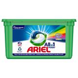 Detergent Automat Gel Capsule pentru Rufe Colorate - Ariel All in 1 Pods Touch of Lenor Fresh Color, 37 buc