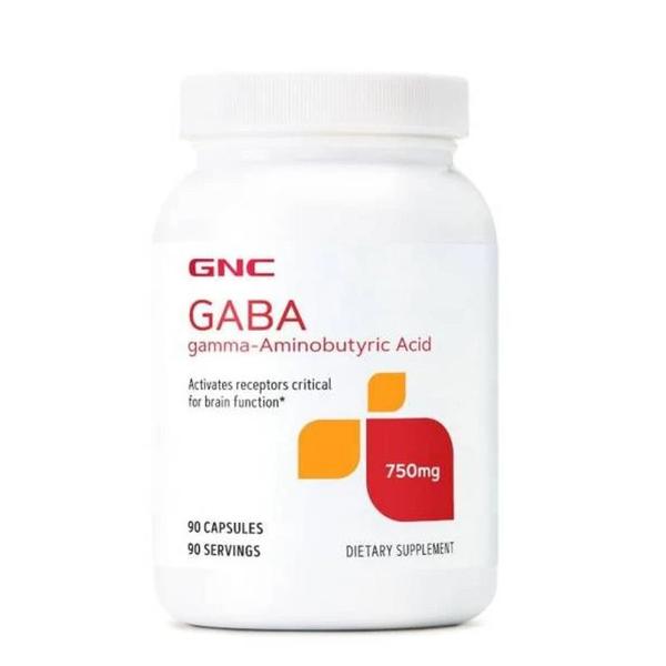 Gaba 750 mg - GNC, 90 capsule