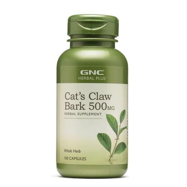 Gheara Matei 500 mg - GNC Herbal Plus Cat's Claw Bark, 100 capsule