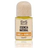 Esenţă naturală (ulei) difuzor aromaterapie SyS Aromas - scorţişoară si vanilie 12 ml