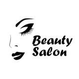 Sticker decorativ, Beauty Salon, Negru, 90x60 cm