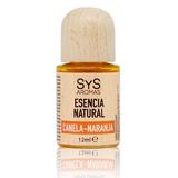 Esenţă naturală (ulei) difuzor aromaterapie SyS Aromas - scorţişoară si portocală 12 ml