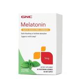 Melatonina 5 mg cu Aroma de Menta - GNC, 60 capsule