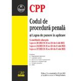 Codul de procedura penala si Legea de punere in aplicare Ed.12 Act 23 Iiulie 2023, editura Rosetti