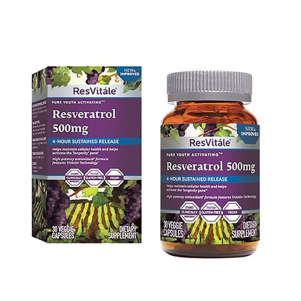 Resveratrol 500 mg - GNC ResVitale, 30 capsule