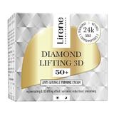 Crema anti-rid cu efect de fermitate 50+ pentru zi si noapte Lirene Diamond Lifting 3D, 50ml