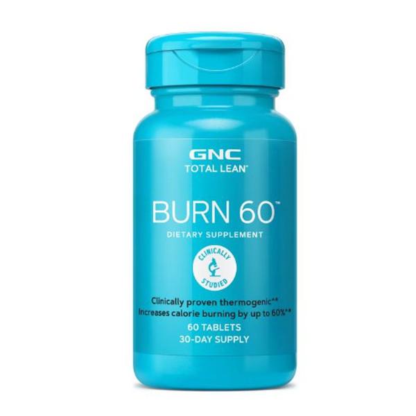 Formula Termogenica pentru Stimularea Metabolismului - GNC Total Lean Burn 60, 60 tablete