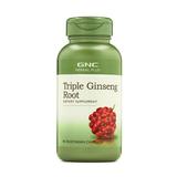 Radacina din Trei Tipuri de Ginseng - GNC Herbal Plus Triple Ginseng Root, 90 capsule
