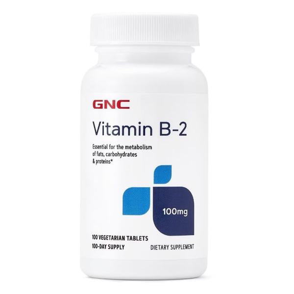 Vitamina B-2 100 mcg - GNC, 100 tablete