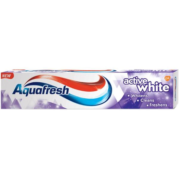 Pasta de dinti aquafresh active white, gsk, 125 ml
