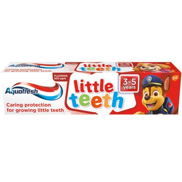 Pasta de dinti aquafresh little teeth pentru 3-5 ani, gsk, 50 ml