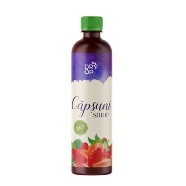 Sirop de capsuni bio - europlant drop, 500 ml