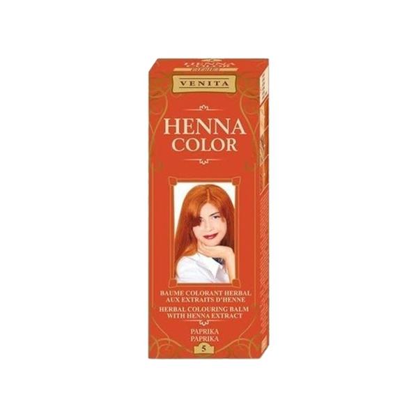 Balsam Colorant cu Extract de Henna Color Venita, Henna Sonia, Nr. 5 Paprika, 75 ml