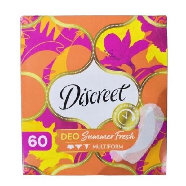 Absorbante Zilnice Parfumate - Discreet Deo Summer Fresh, 60 buc