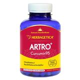 Artro+ Curcumin95 Herbagetica, 120 capsule