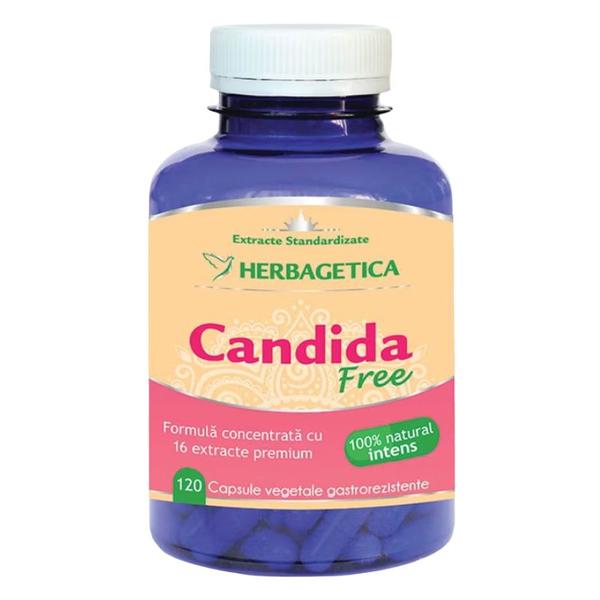 Candida Free Herbagetica, 120 capsule vegetale