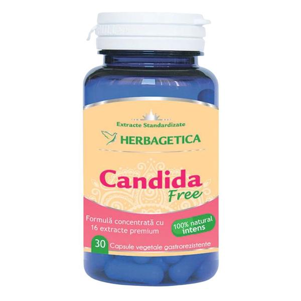 Candida Free Herbagetica, 30 capsule vegetale