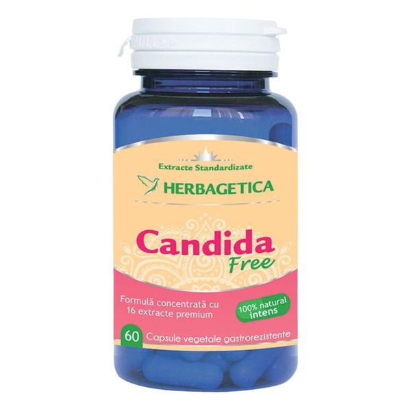 Candida Free Herbagetica, 60 capsule vegetale