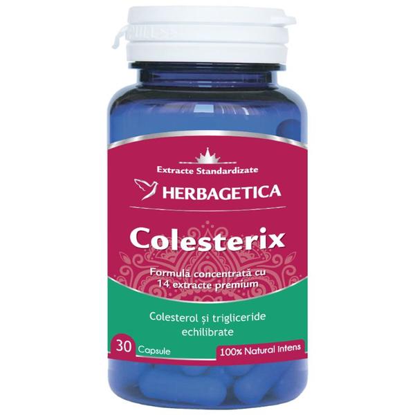 Colesterix Herbagetica, 30 capsule