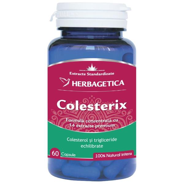 Colesterix Herbagetica, 60 capsule