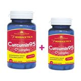 Pachet - Curcumin95 C3 Complex Herbagetica, 60 + 10 capsule