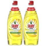 Detergent de Vase cu Aroma de Citrice - Fairy Extra+ Aroma de Citrice, 2 x 650 ml